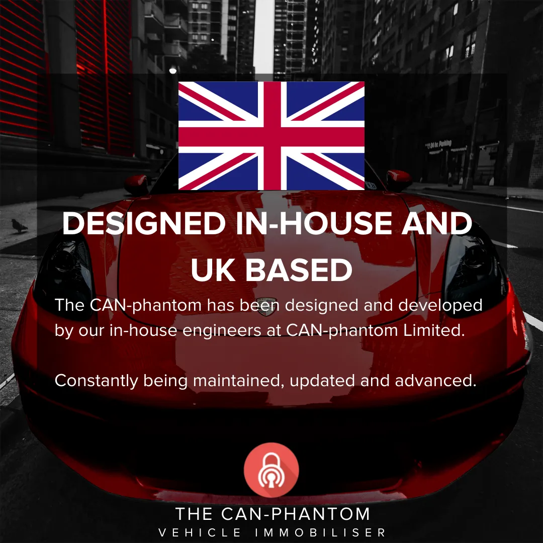 Designed in-house and UK based: developed by CAN-Phantom Limited's own engineers
