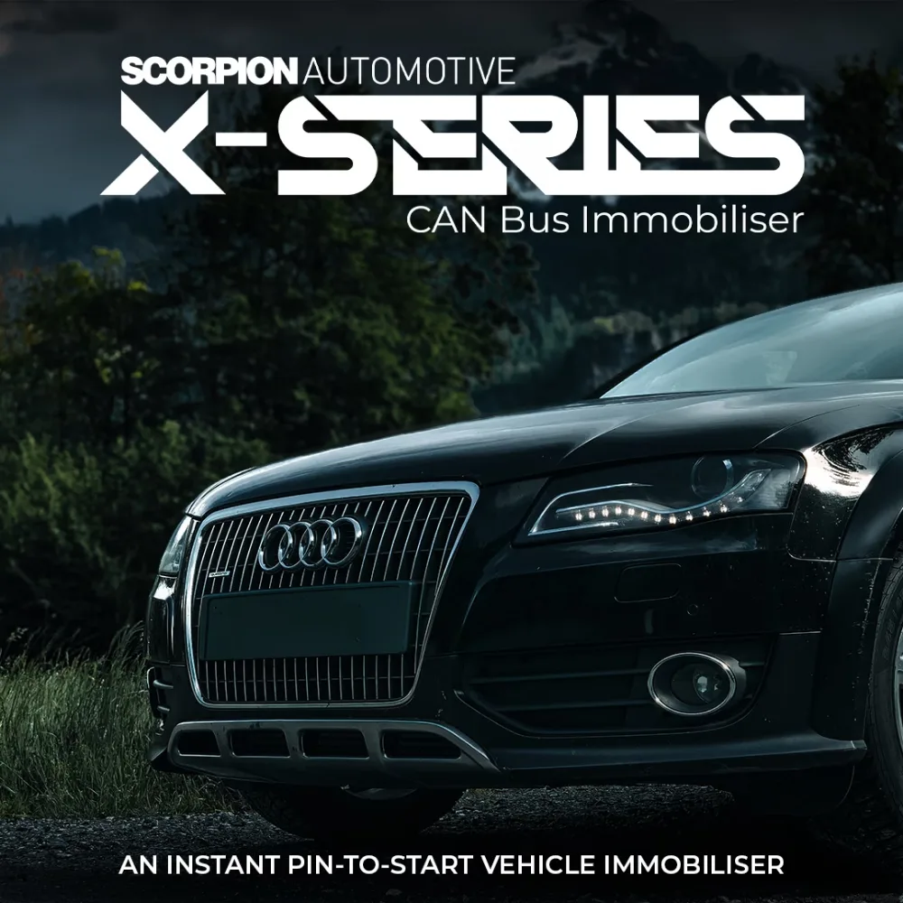 Scorpion X-Series CAN-bus immobiliser artwork